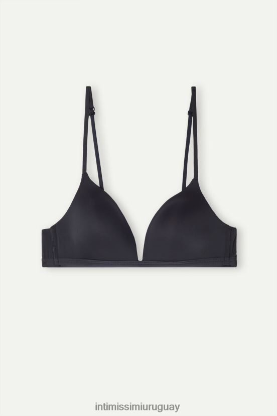 sujetador triangular tiziana ultraligero de microfibra Intimissimi mujer 019-negro V806B8486 ropa interior