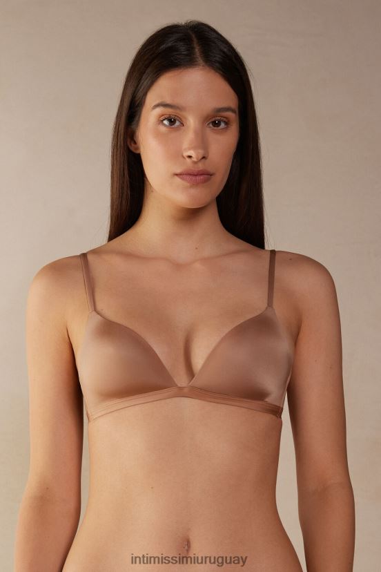 sujetador triangular tiziana ultraligero de microfibra Intimissimi mujer 417i-beige medio V806B8483 ropa interior