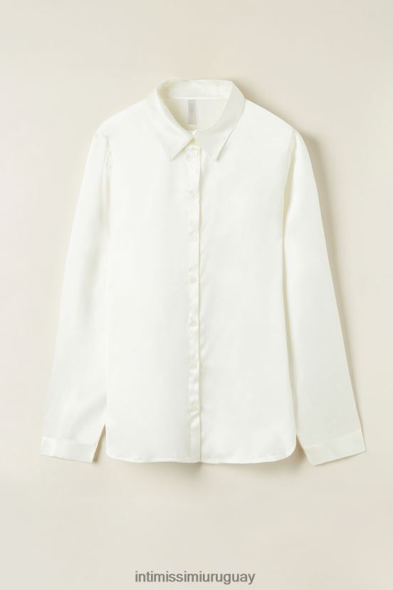 top de seda de manga larga Intimissimi mujer 2127-blanco polvo V806B81371 vestir