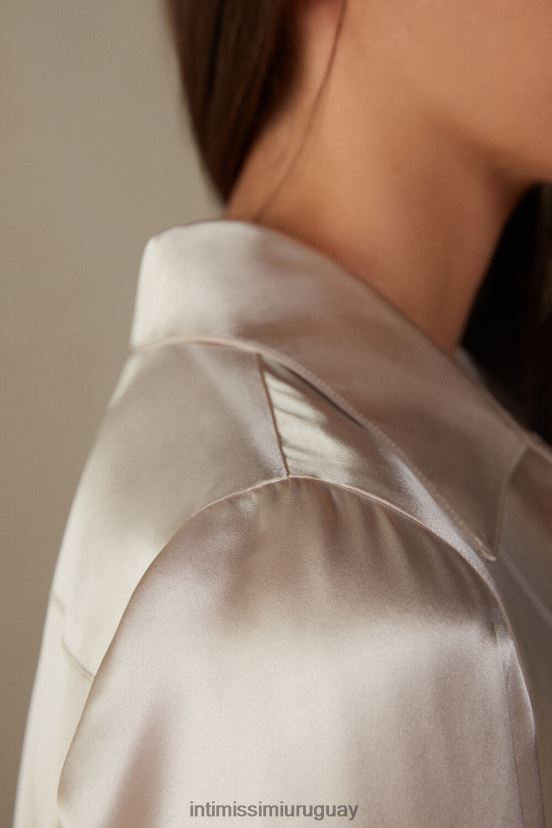 top de seda de manga larga Intimissimi mujer 2280-seda rosa V806B81373 vestir