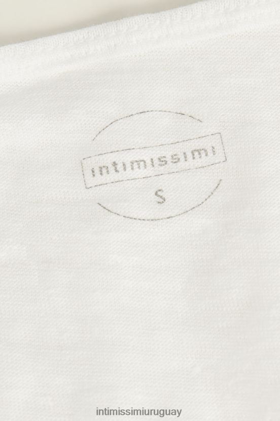 camisola de lino Intimissimi mujer 001-blanco V806B81311 vestir