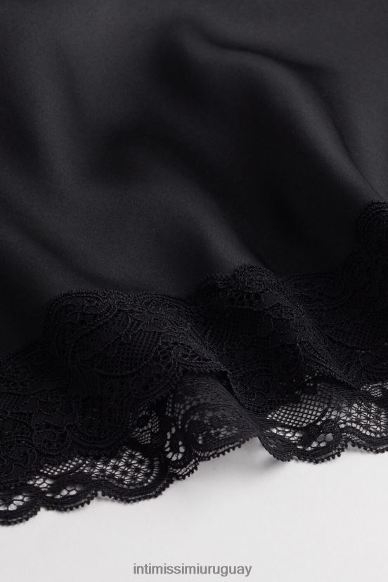top de encaje y seda Intimissimi mujer 019-negro V806B81478 vestir