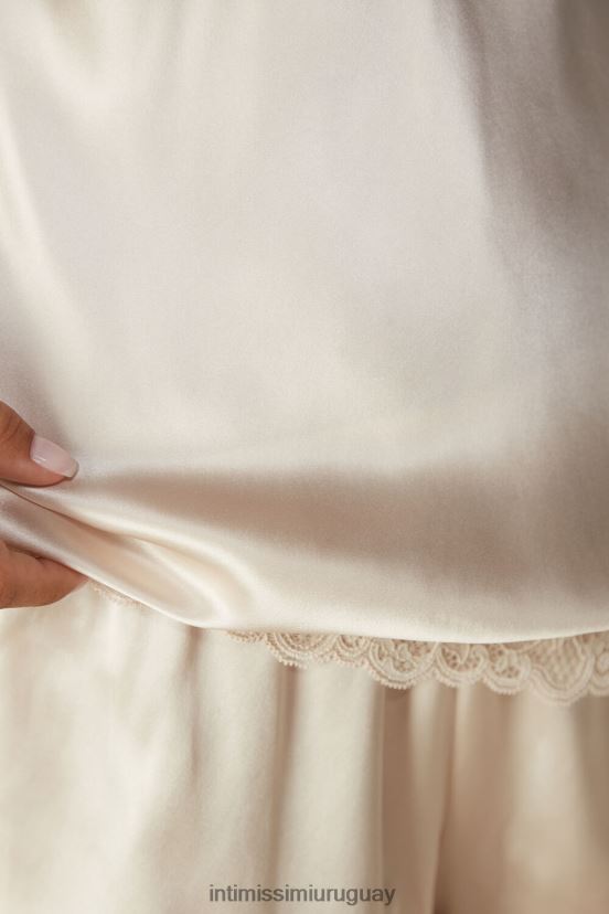 top de encaje y seda Intimissimi mujer 2280-seda rosa V806B81477 vestir