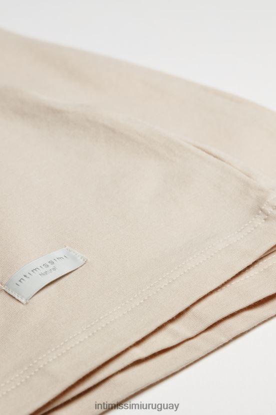 top de tirantes de algodón natural Intimissimi mujer 2280-seda rosa V806B81480 vestir