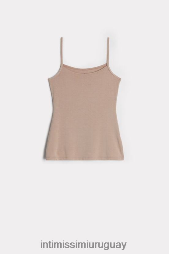 top modal Intimissimi mujer 044-beige suave V806B81471 vestir