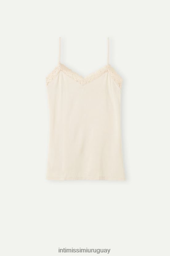 top modal flores bonitas Intimissimi mujer 2280-seda rosa V806B81354 vestir