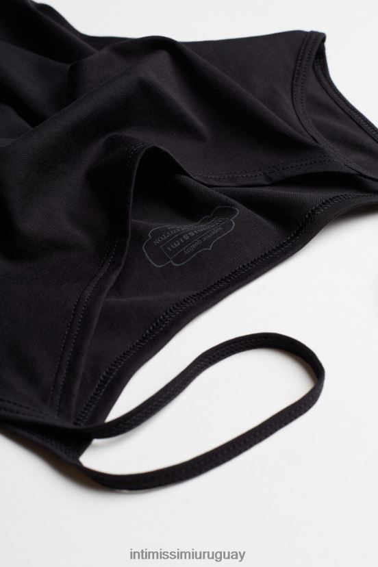 top sin mangas de algodón supima ultrafresco Intimissimi mujer 019-negro V806B81464 vestir