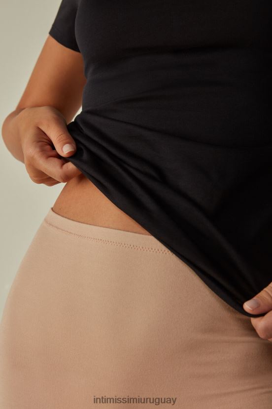 camiseta de manga corta de algodón supima ultrafresco Intimissimi mujer 019-negro V806B81455 vestir