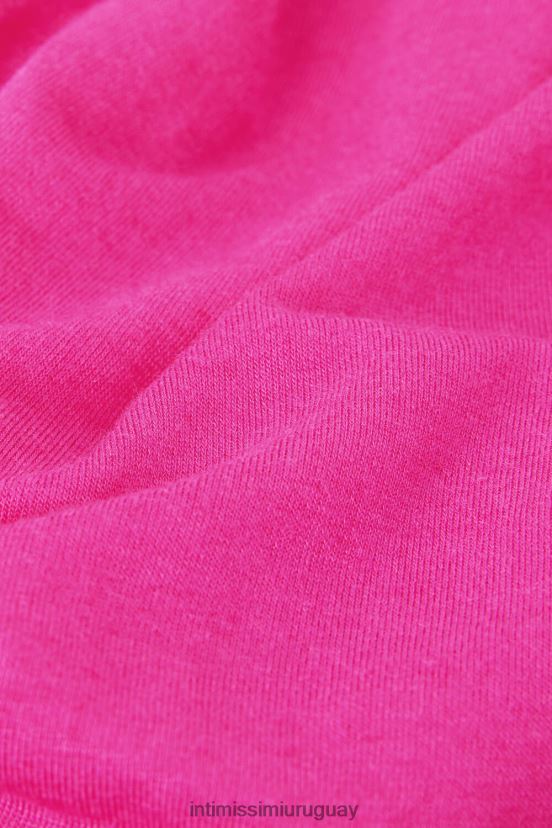 jersey ultraligero de cachemir y modal con cuello barco Intimissimi mujer 206j-rosa san valentín V806B81335 vestir