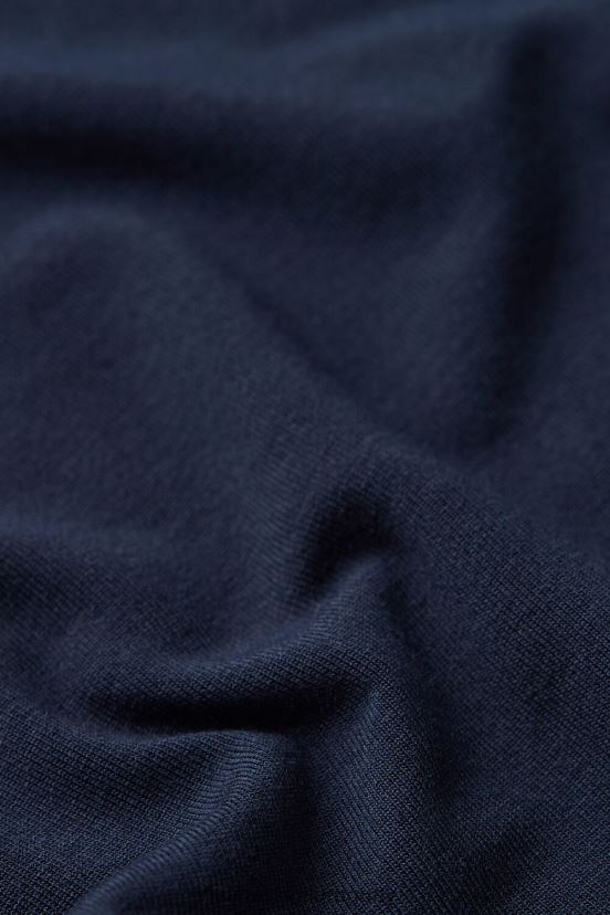 top micromodal de manga larga con cuello barco Intimissimi mujer 1467-azul intenso V806B81358 vestir