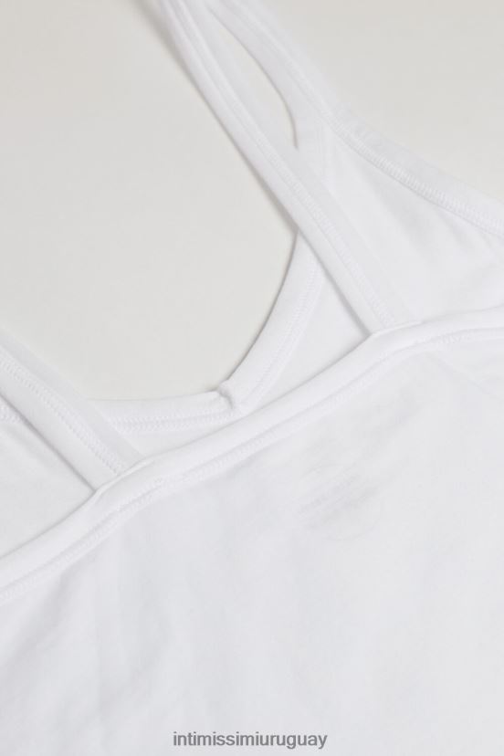Body ultraligero de algodón supima Intimissimi mujer 001-blanco V806B81385 vestir